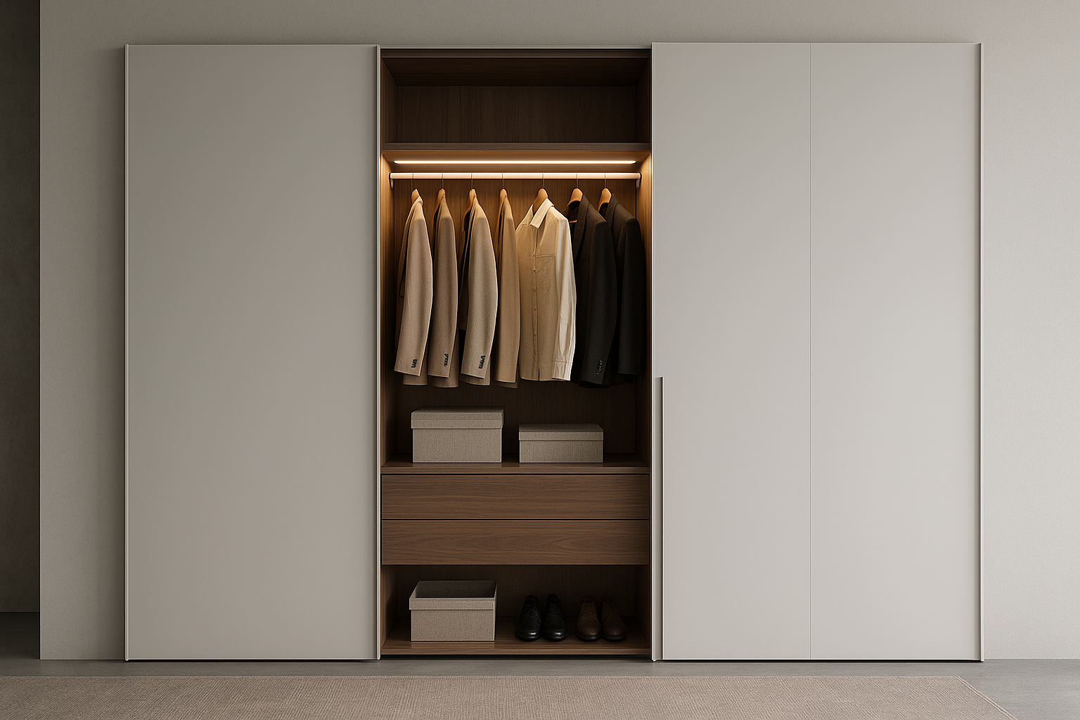 L’armadio perfetto per nascondere “qualcuno”